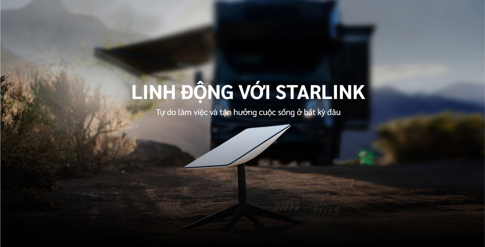 Gói Starlink Linh Động – Kết Nối Mọi Nơi, Không Giới Hạn Gói Starlink Linh Động – Kết Nối Mọi Nơi, Không Giới Hạn