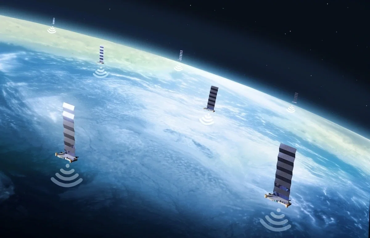 Hình ảnh minh họa về Internet vệ tinh Starlink và mạng 5G