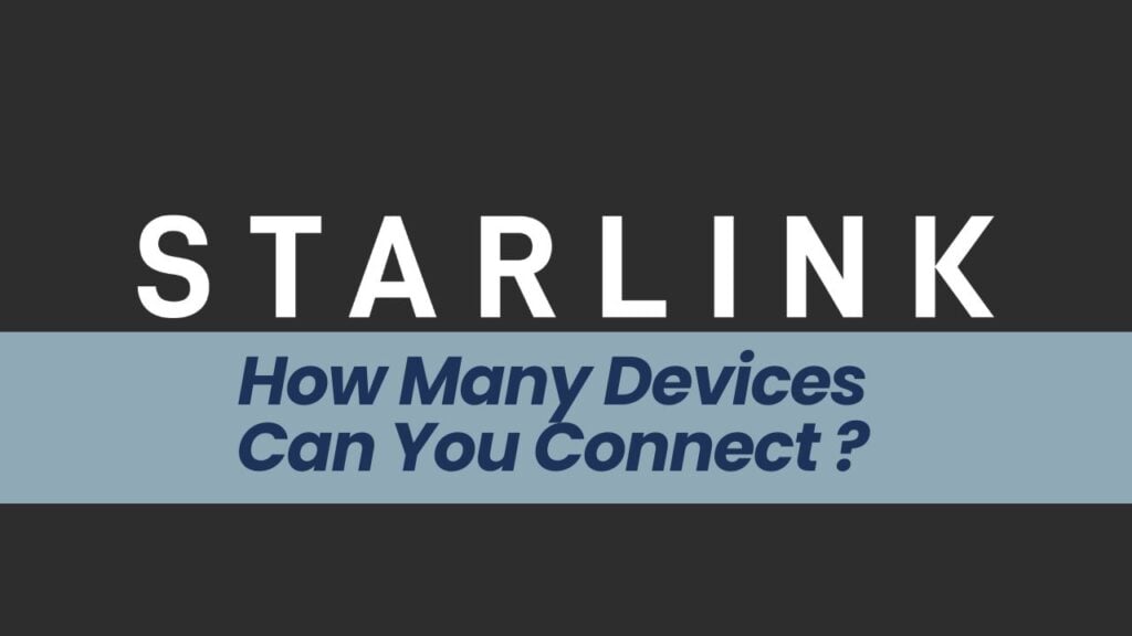 Thiết bị Starlink kết nối nhiều thiết bị